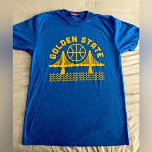 Worn once men’s small Golden State Warriors tee shirt from boutique in San Fran